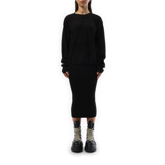 Knit Pullover in Black