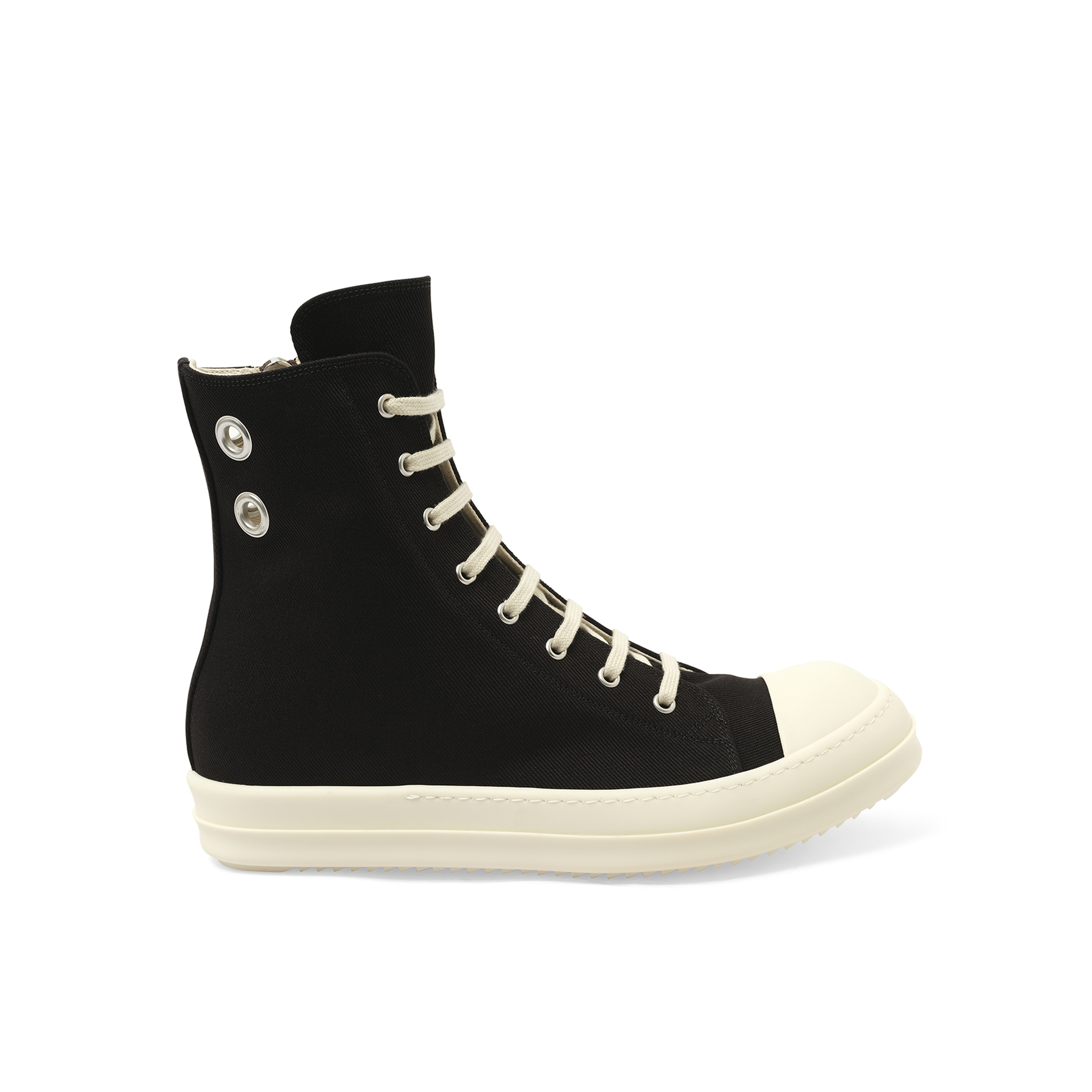 Gimp Eyelet Sneaks in Black/Milk