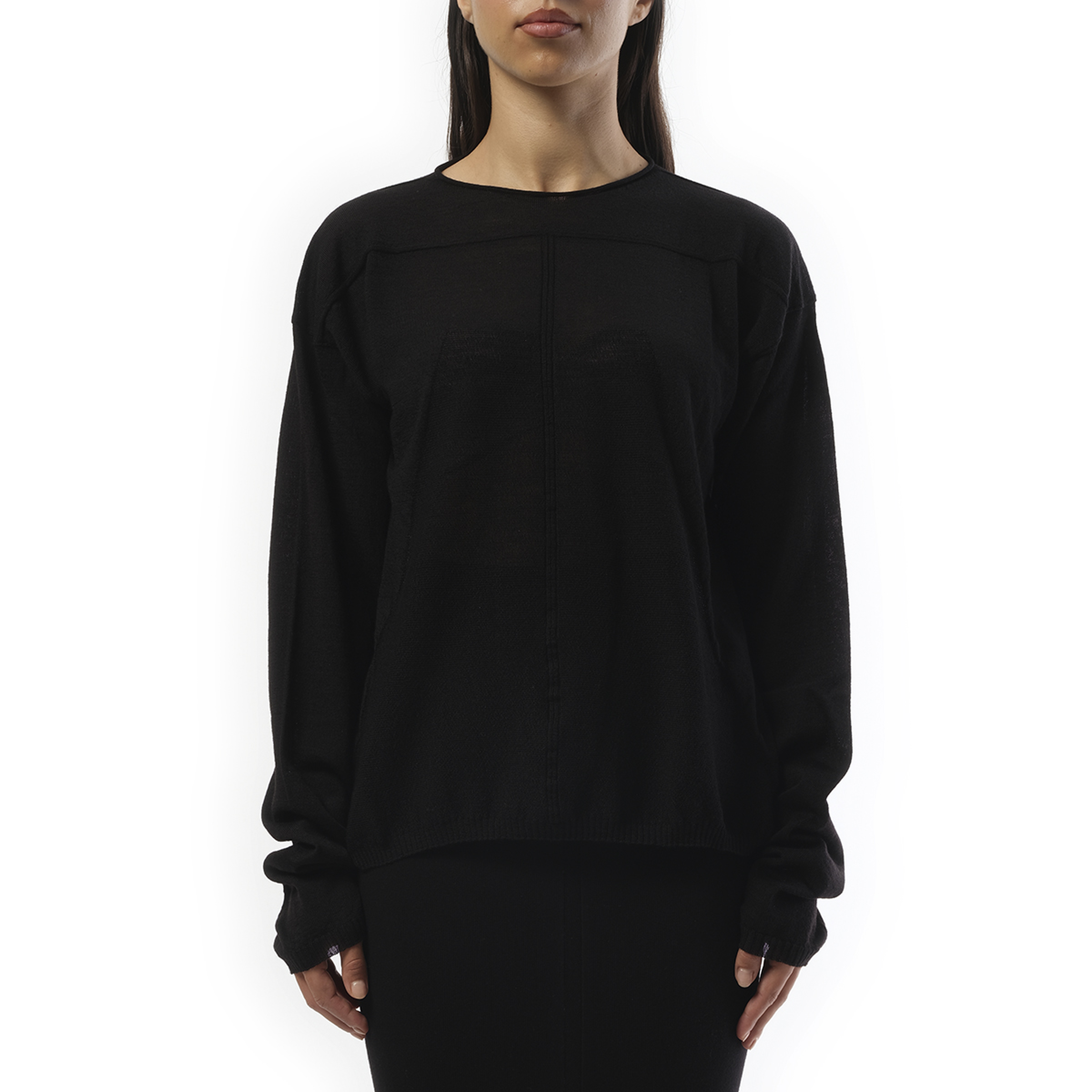 Knit Pullover in Black