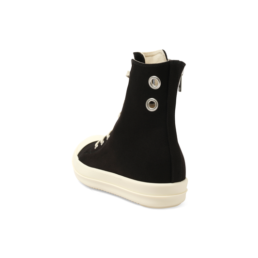 Gimp Eyelet Sneaks in Black/Milk