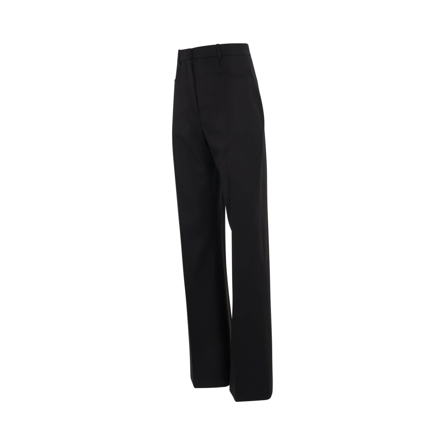 Sauge High Waisted Flare Pants in Black