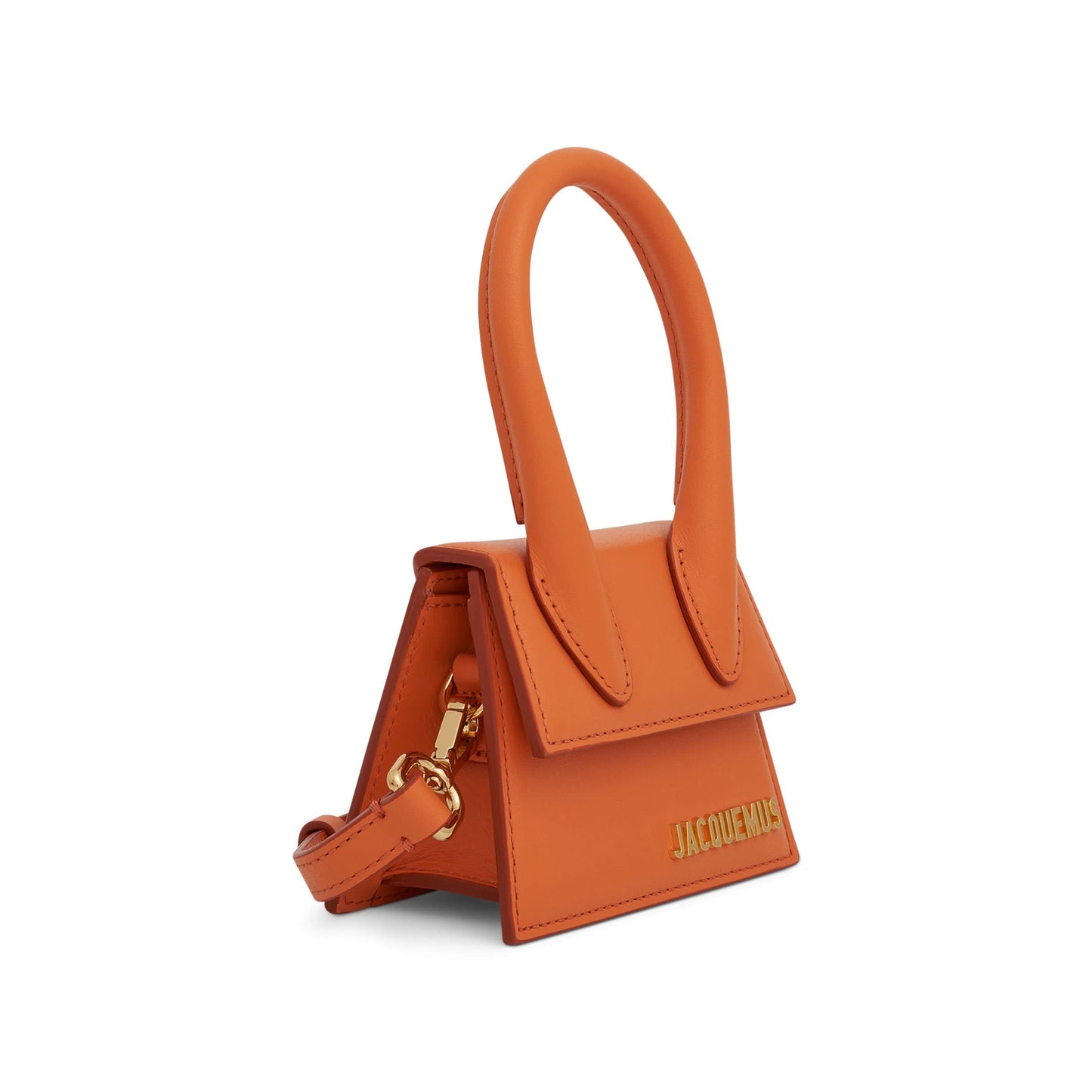 Le Chiquito Mini Leather Bag in Orange