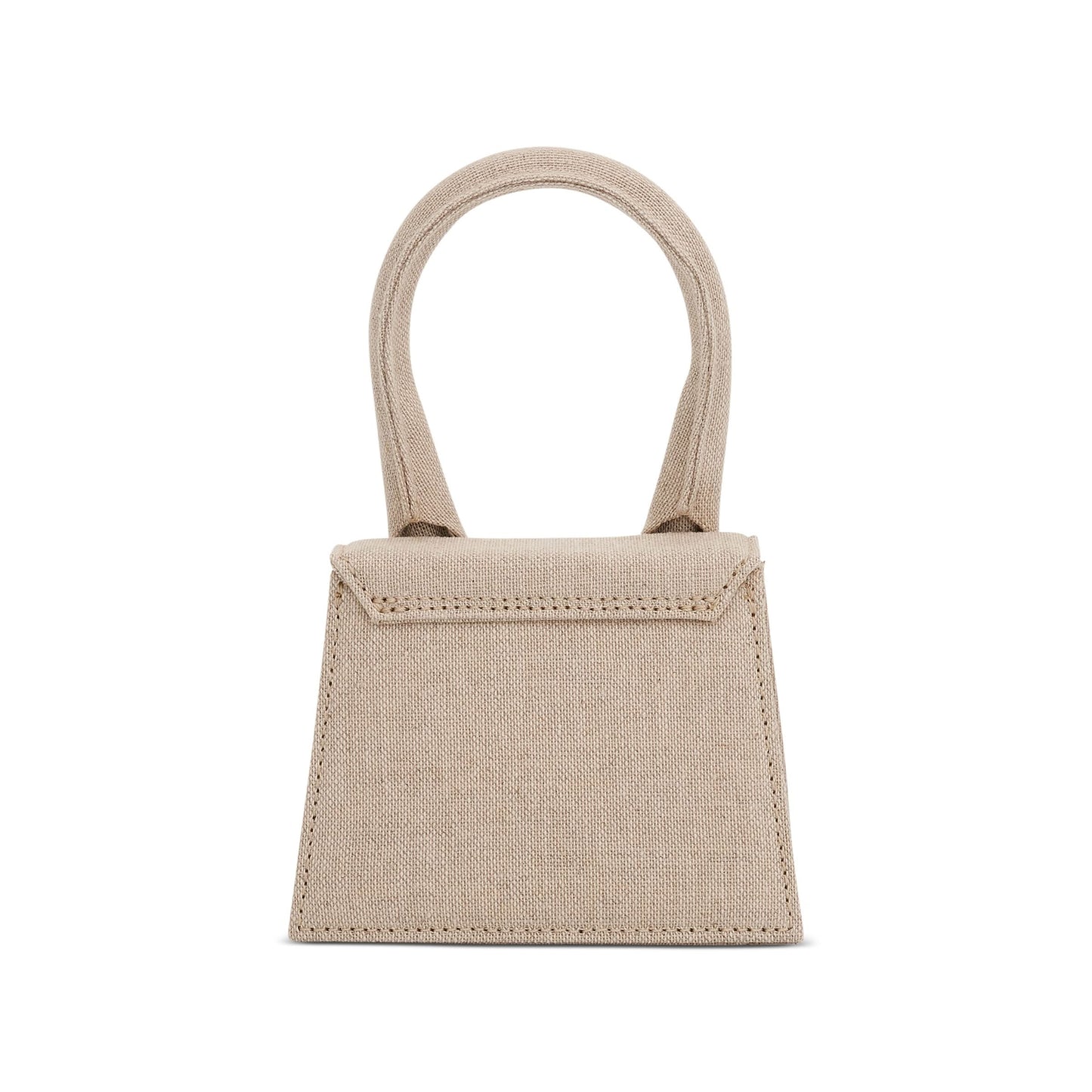 Le Chiquito Mini Leather Bag in Light Grey