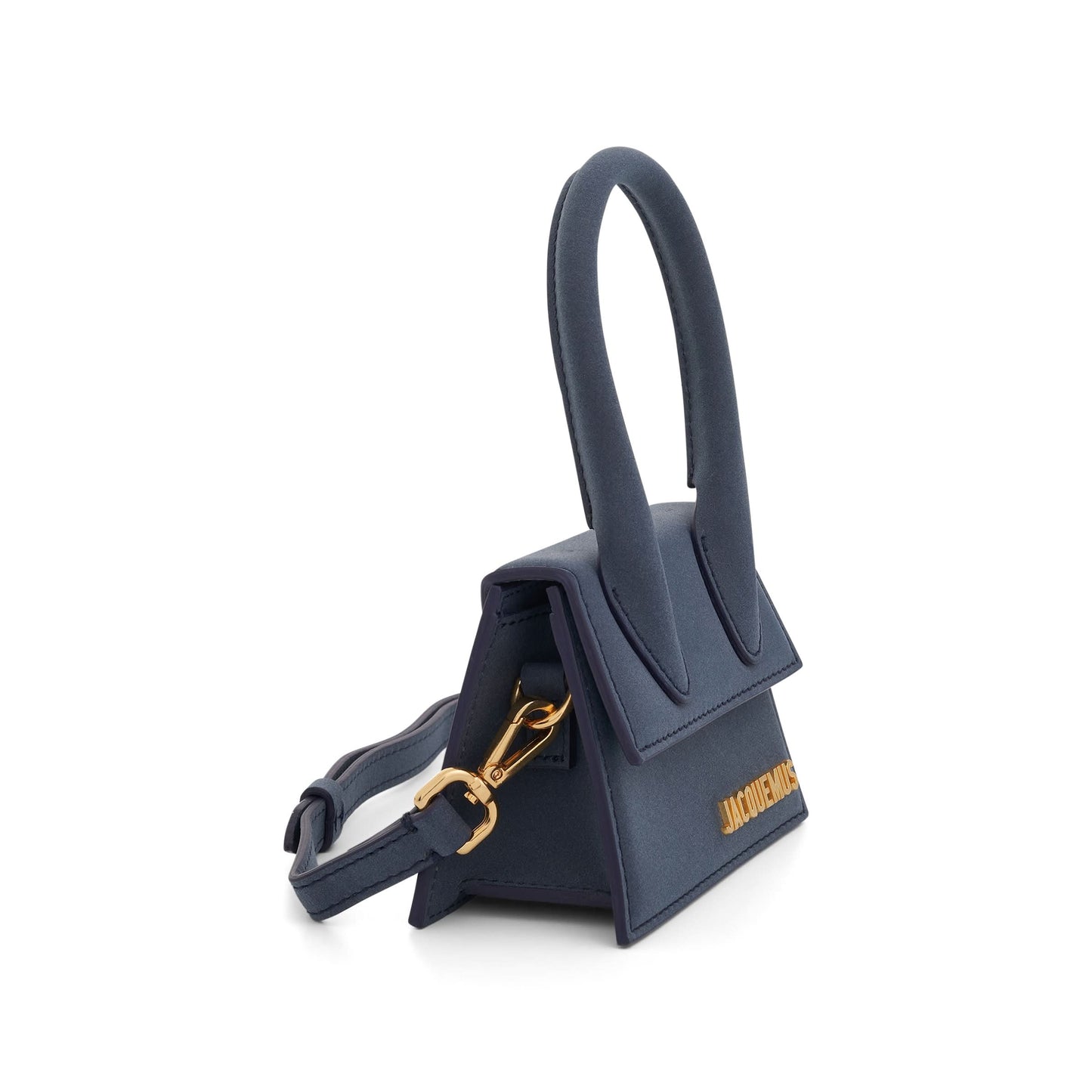 Le Chiquito Mini Leather Bag in Dark Navy