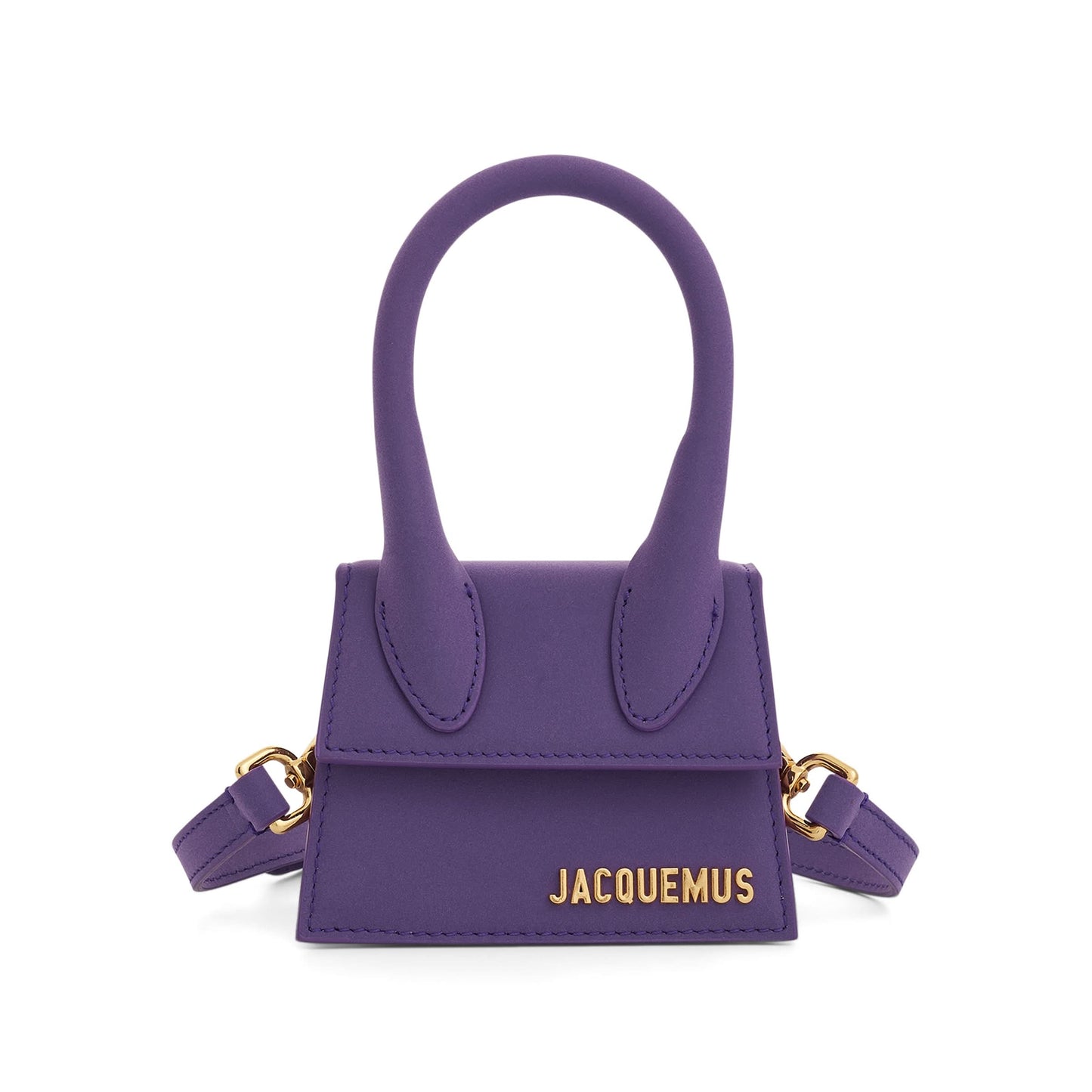 Le Chiquito Mini Leather Bag in Purple