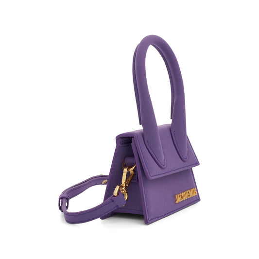 Le Chiquito Mini Leather Bag in Purple