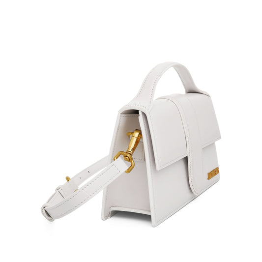 Le Grand Bambino Leather Bag in White