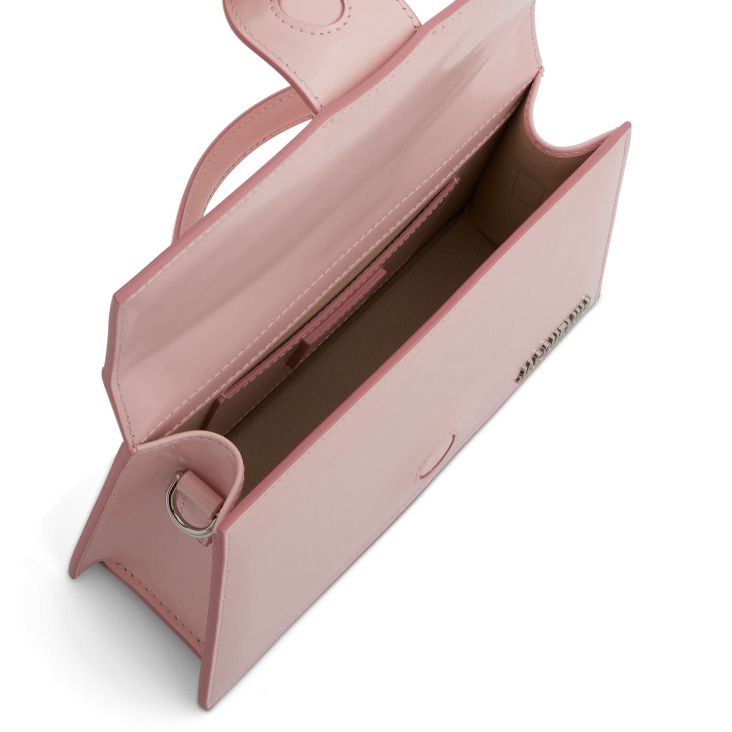 Le Grand Bambino Patent Leather Bag in Pale Pink