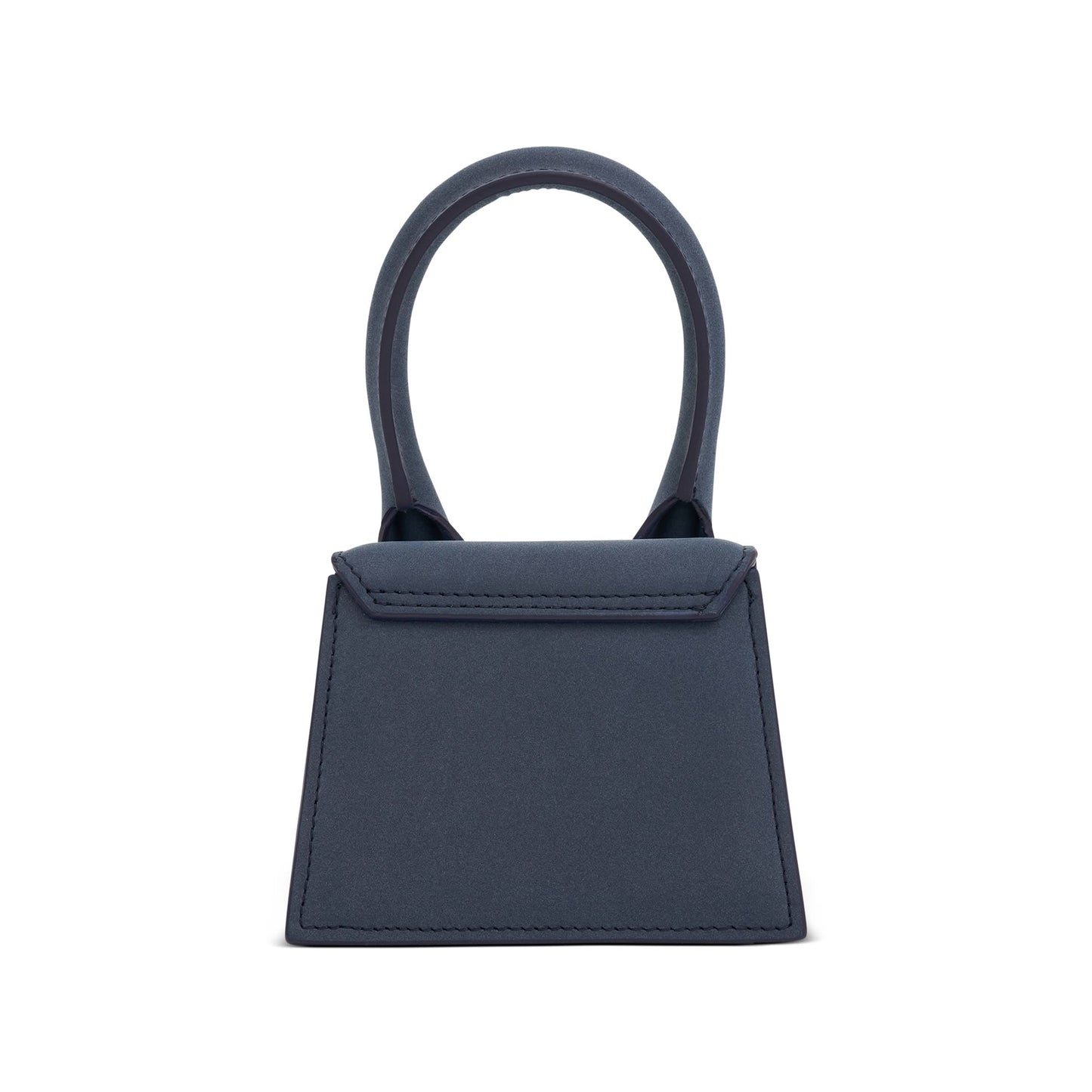 Le Chiquito Homme Mini Leather Bag in Dark Navy