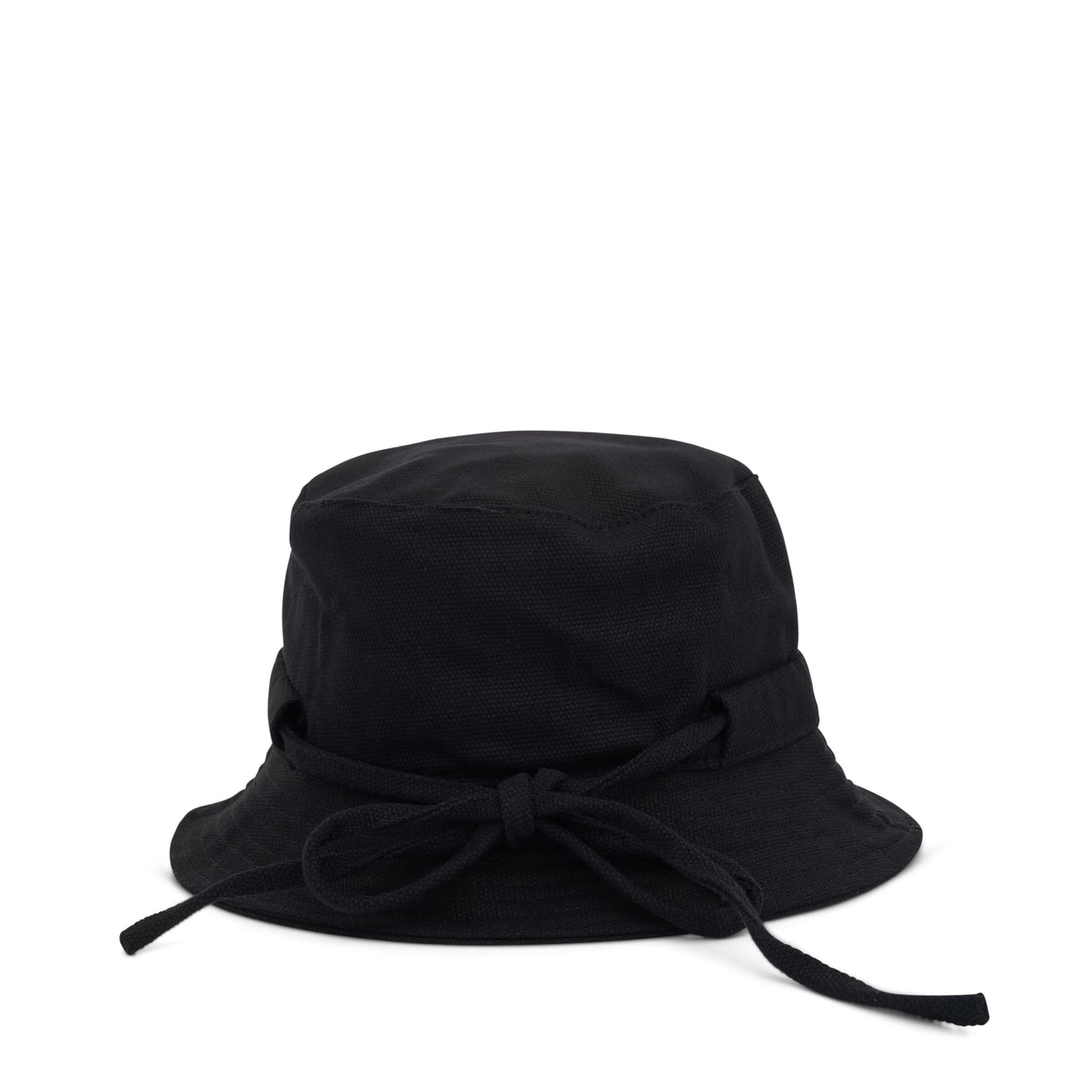 Gadjo Knotted Bucket Hat in Black