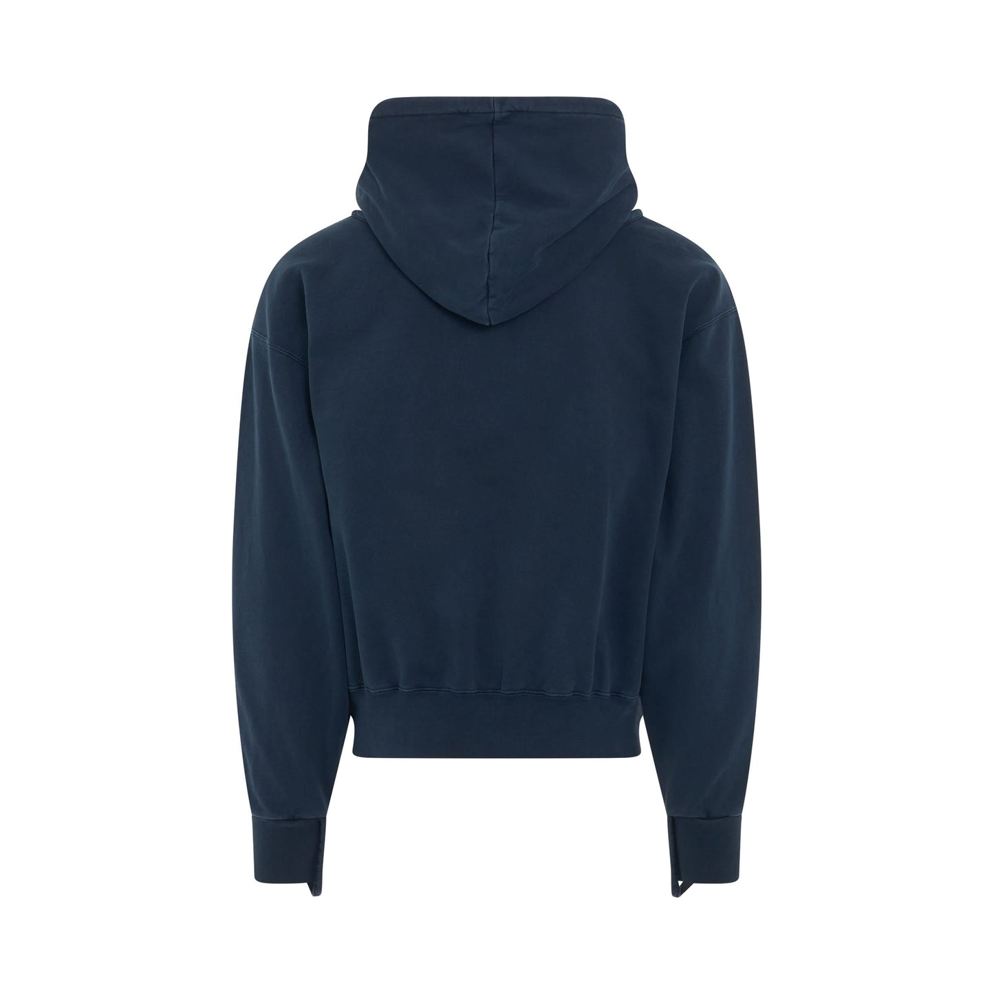 Camargue Clay Logo Hoodie in Dark Navy