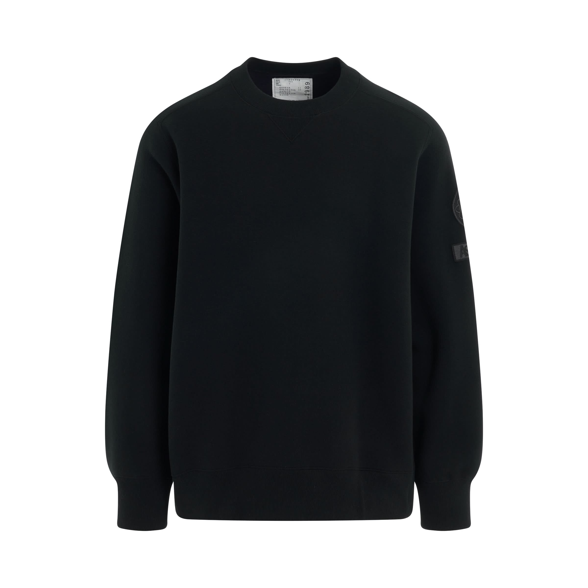 Eric Haze Patch Pullover in Black