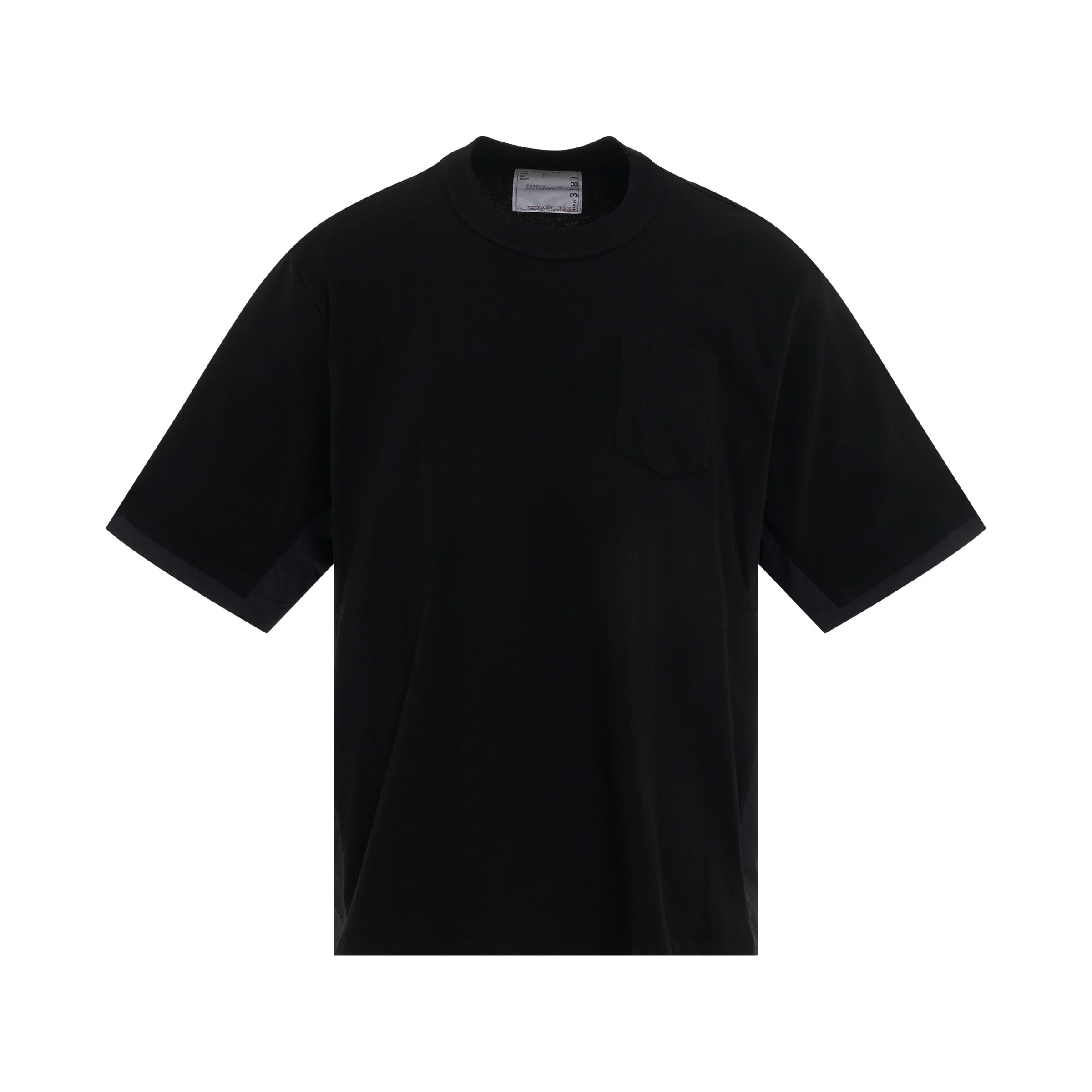 Classic Cotton Jersey T-Shirt in Black