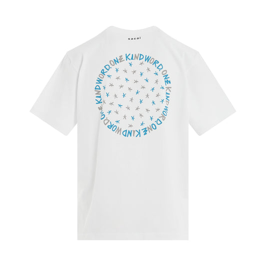 Eric Haze Circle Star T-Shirt in White