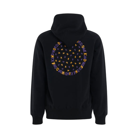 Eric Haze Circle Star Hoodie in Black