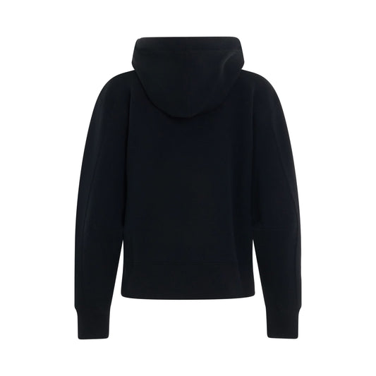 Sponge Sweat Zip Hoodie in Black