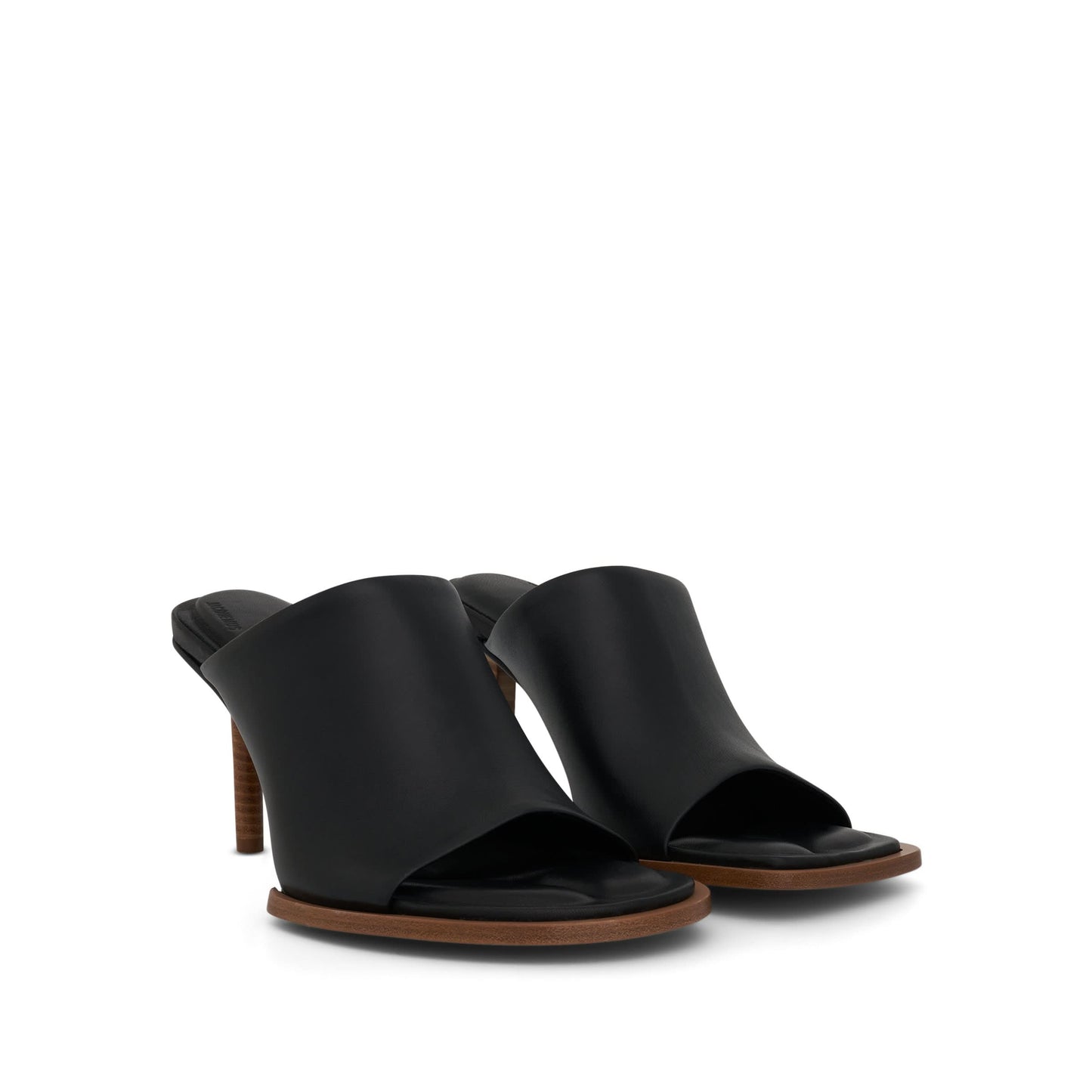 Carre Geometric Mules in Black