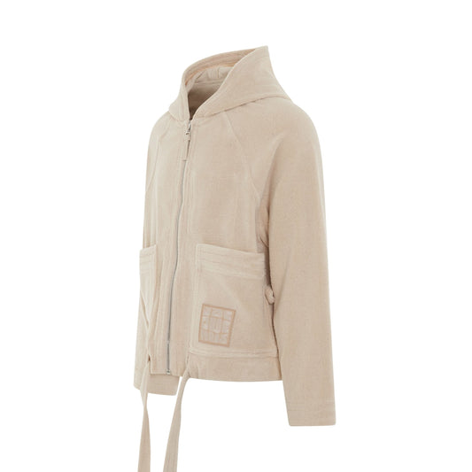 Banho Hooded Jacket in Off White