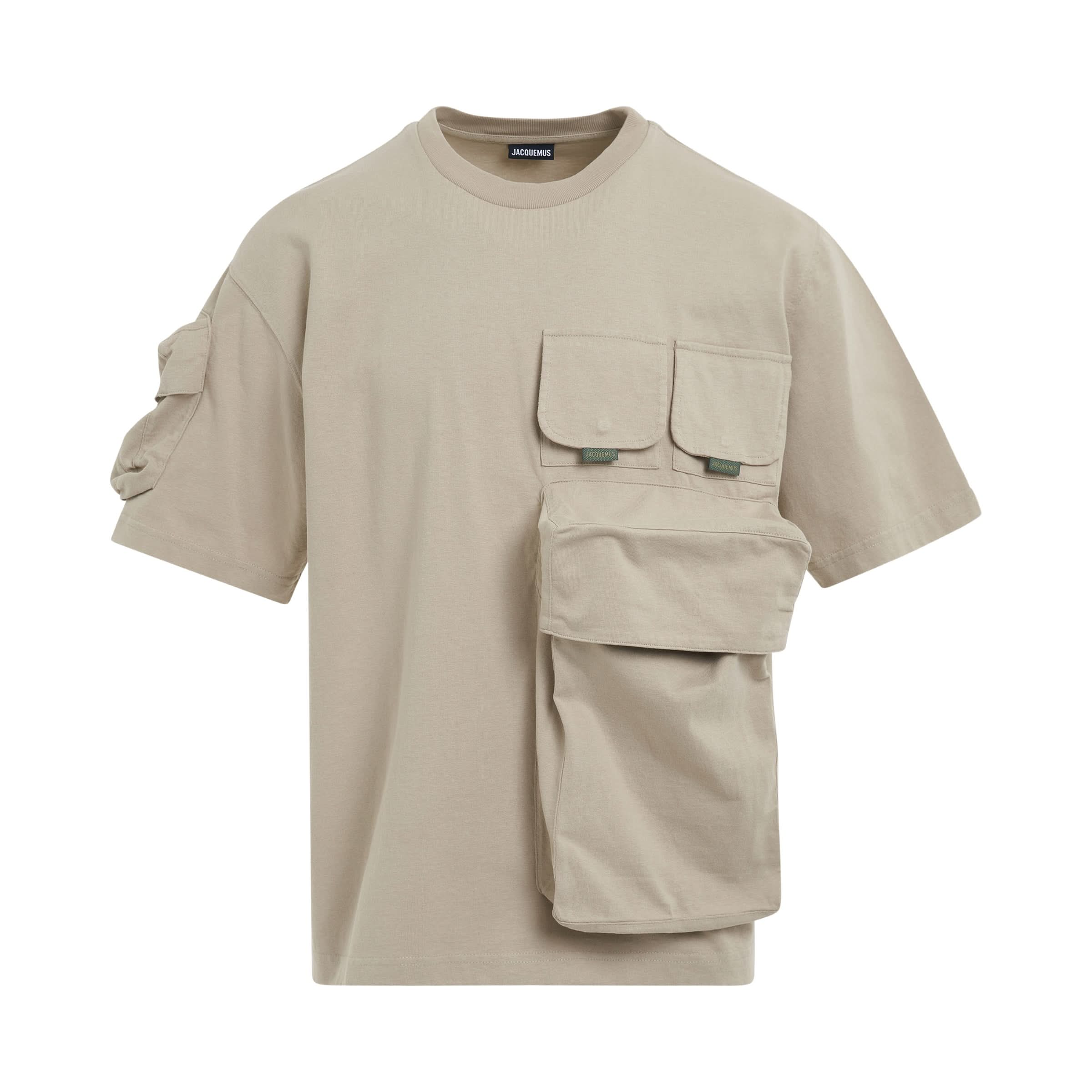 Bolso Pocket T-Shirt in Khaki