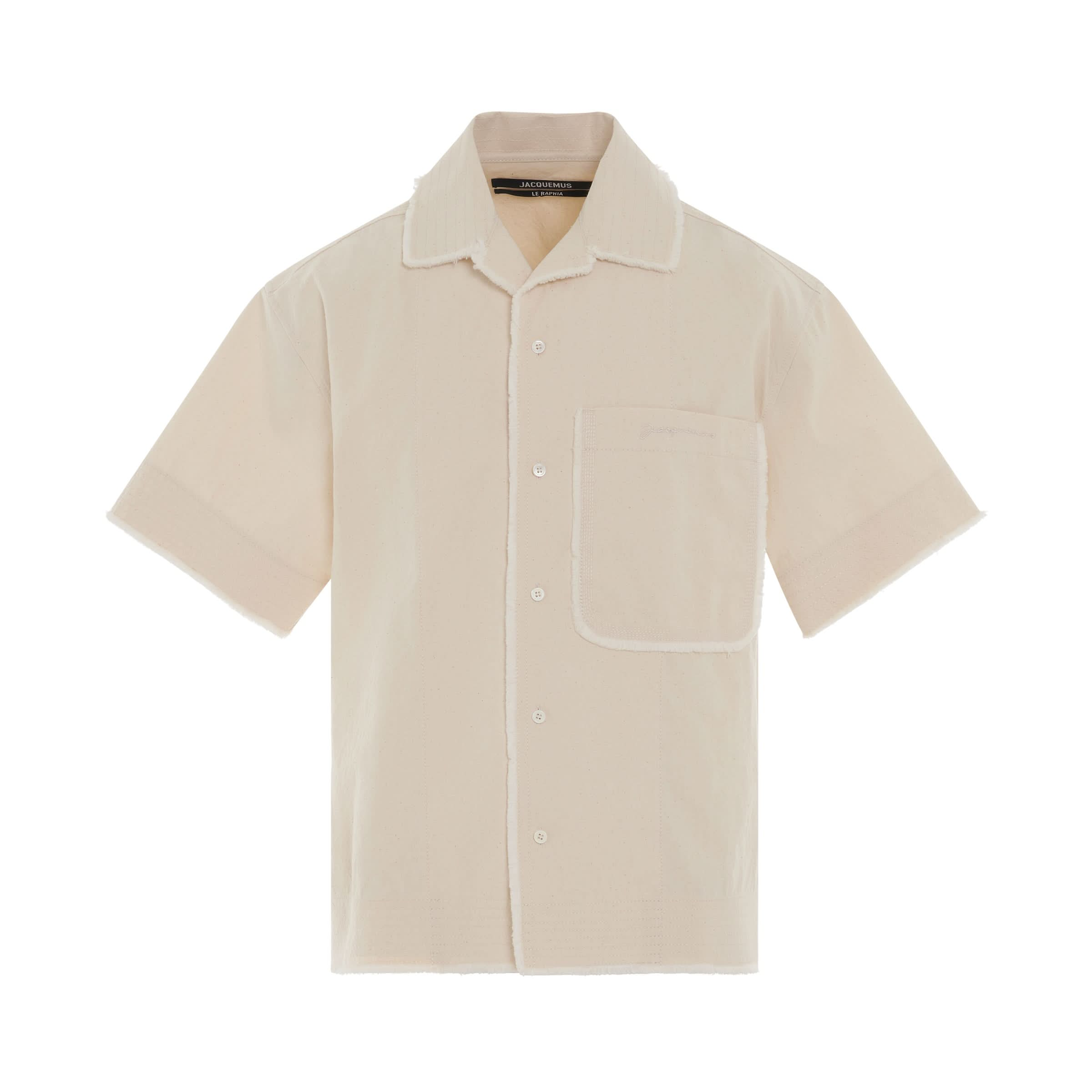 Artichaut Short Sleeve Shirt in White