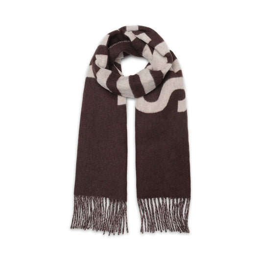 L
echarpe Jacquemus Scarf in Brown/Multicolour