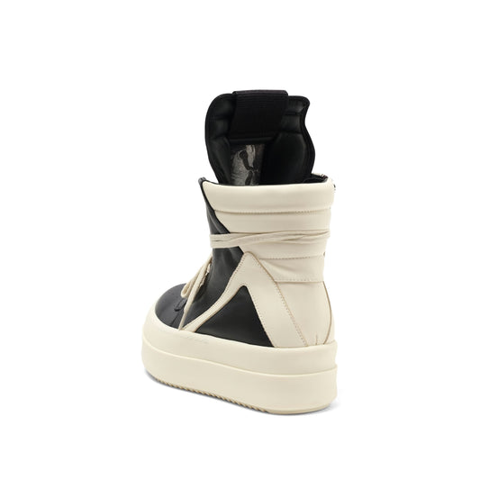 Mega Bumper Geobasket Sneaker in Black/Milk