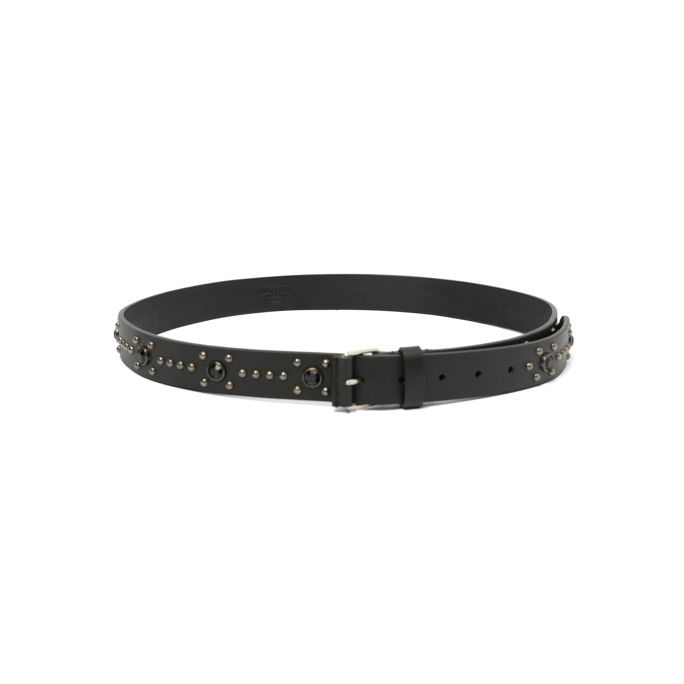 Roll Buckle Belt in Black