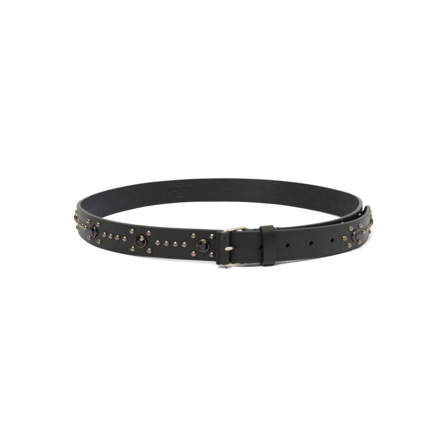 Roll Buckle Belt in Black