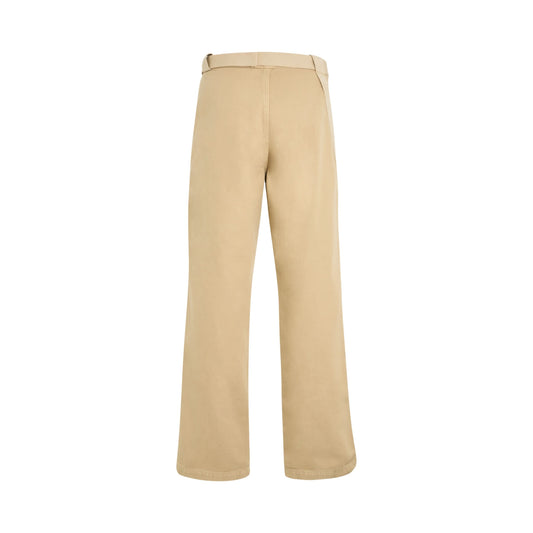 Marrone Relax Fit Pants in Beige