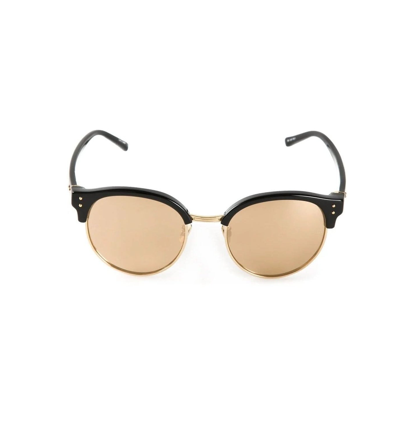 Linda Farrow Black W/ Gold Lens in Black