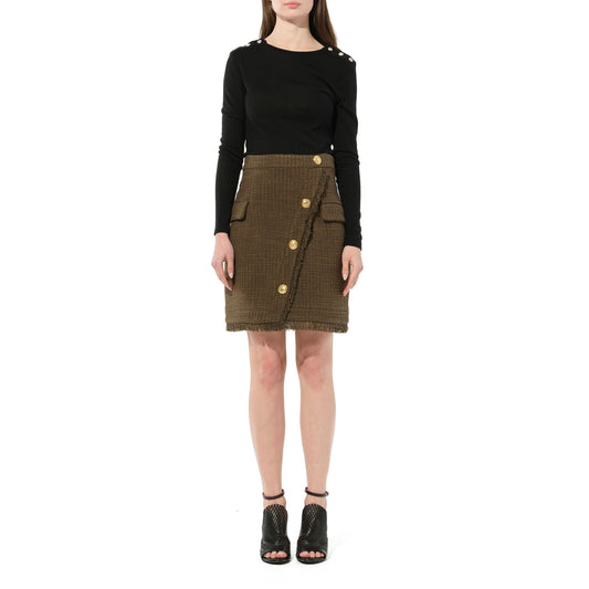 2 Bts Coure Skirt in Khaki