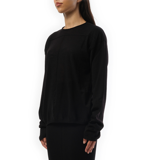 Knit Pullover in Black