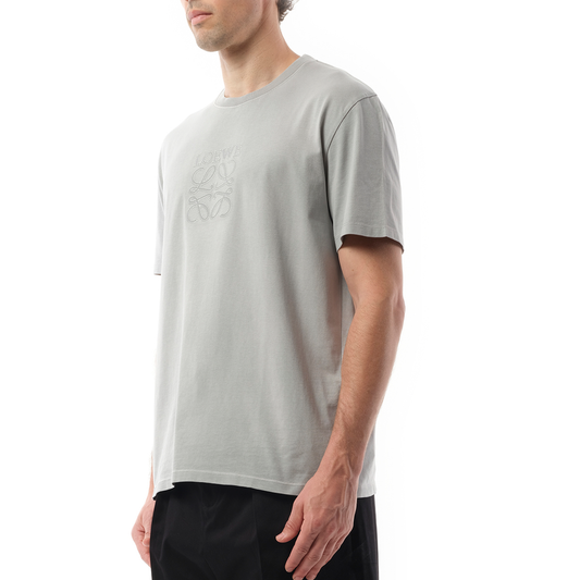 Faded Anagram T-Shirt in Light Grey