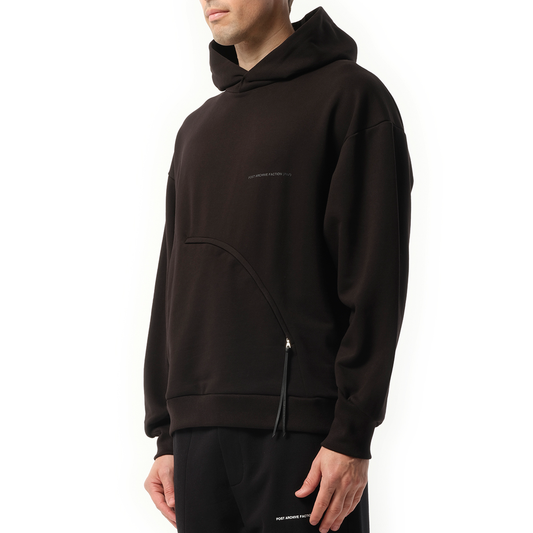 8.0 Hoodie Center in Black