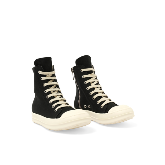 Canvas Sneaks in Black/Milk