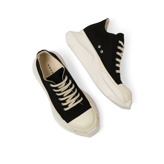 Abstract Low Sneaker in Black/Milk/Milk