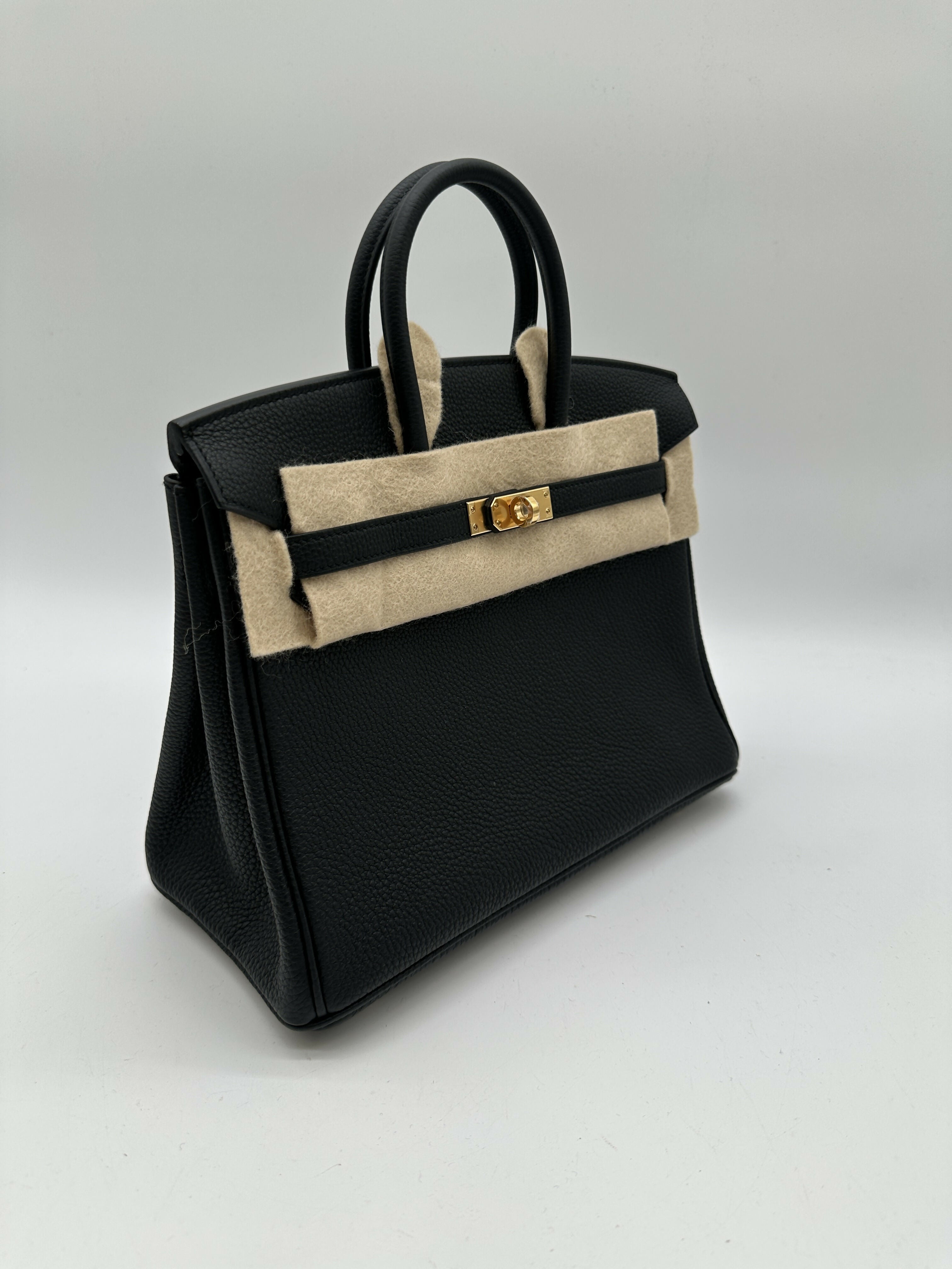 Hermès Birkin 25 Black Togo GHW K