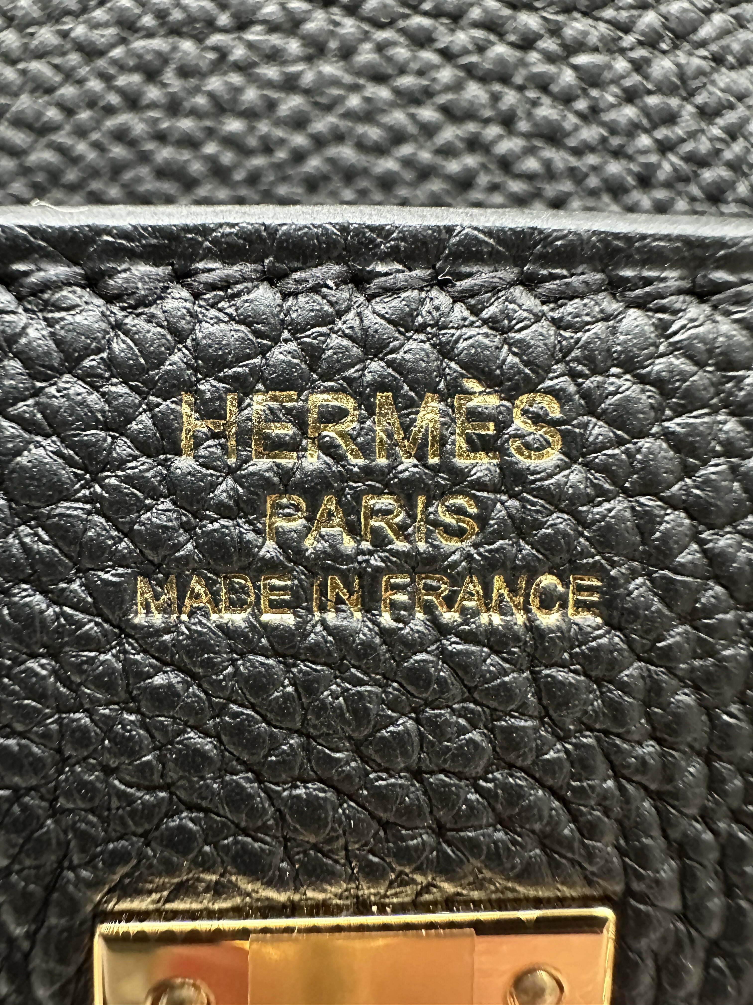 Hermès Birkin 25 Black Togo GHW K