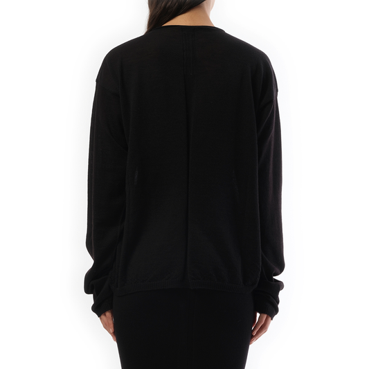 Knit Pullover in Black