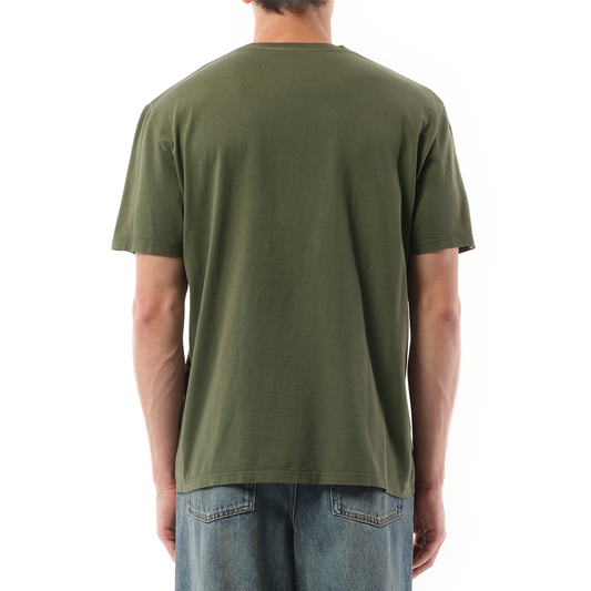 Faded Anagram T-Shirt in Khaki Green