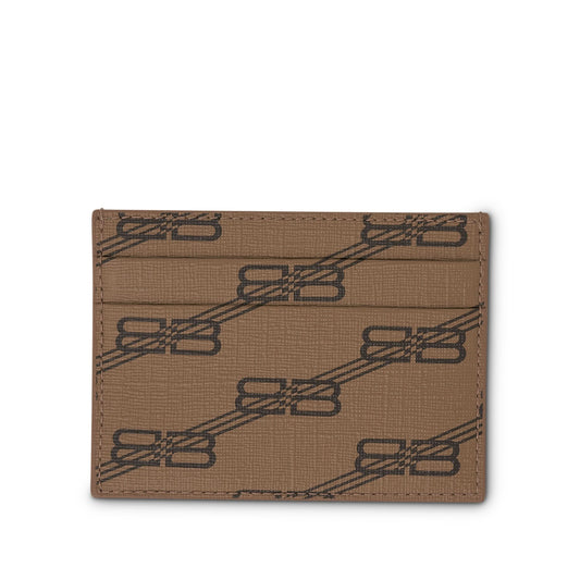 Cash Card Holder in Beige/Brown