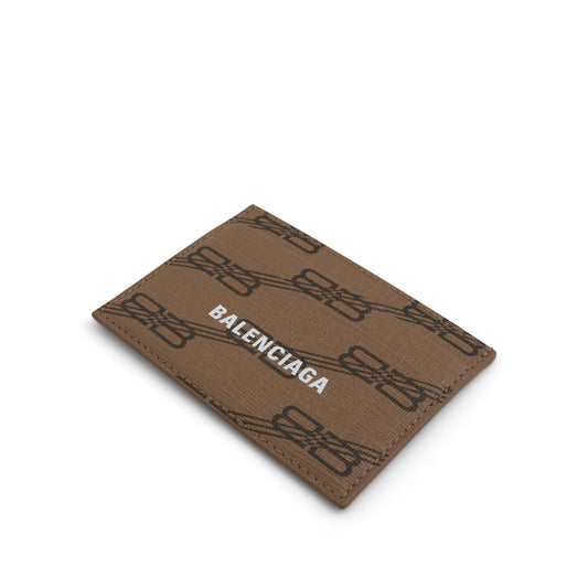 Cash Card Holder in Beige/Brown