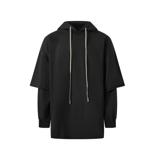 Tommy Hustler Hoodie in Black