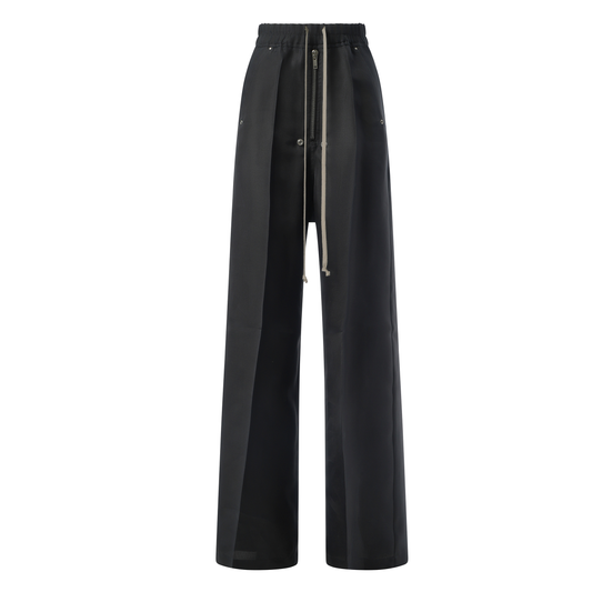 Silk Wide Bela Pants in Black