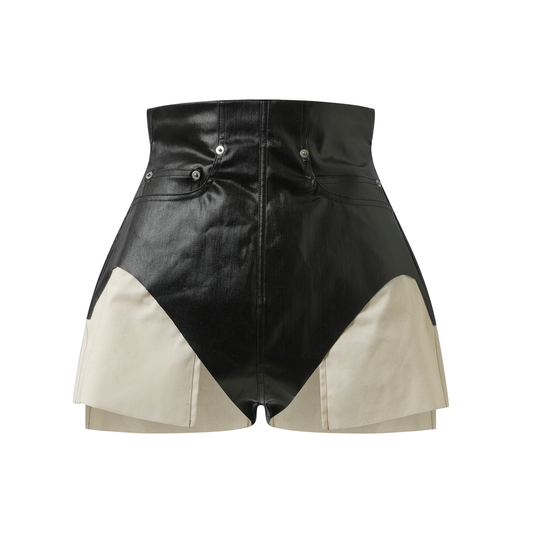 Dirt Cutoff Shorts in Black