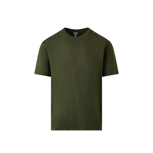 Faded Anagram T-Shirt in Khaki Green