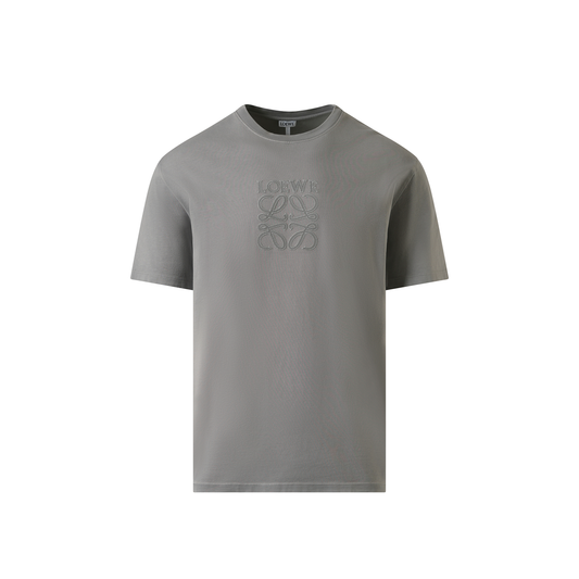 Faded Anagram T-Shirt in Light Grey