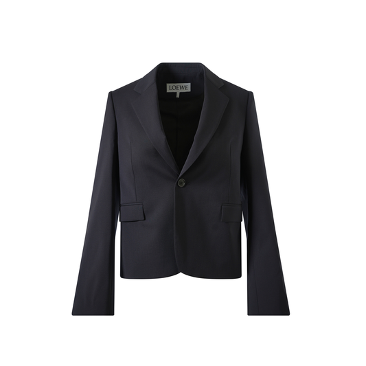 Suit Jacket in Dark Navy Blue