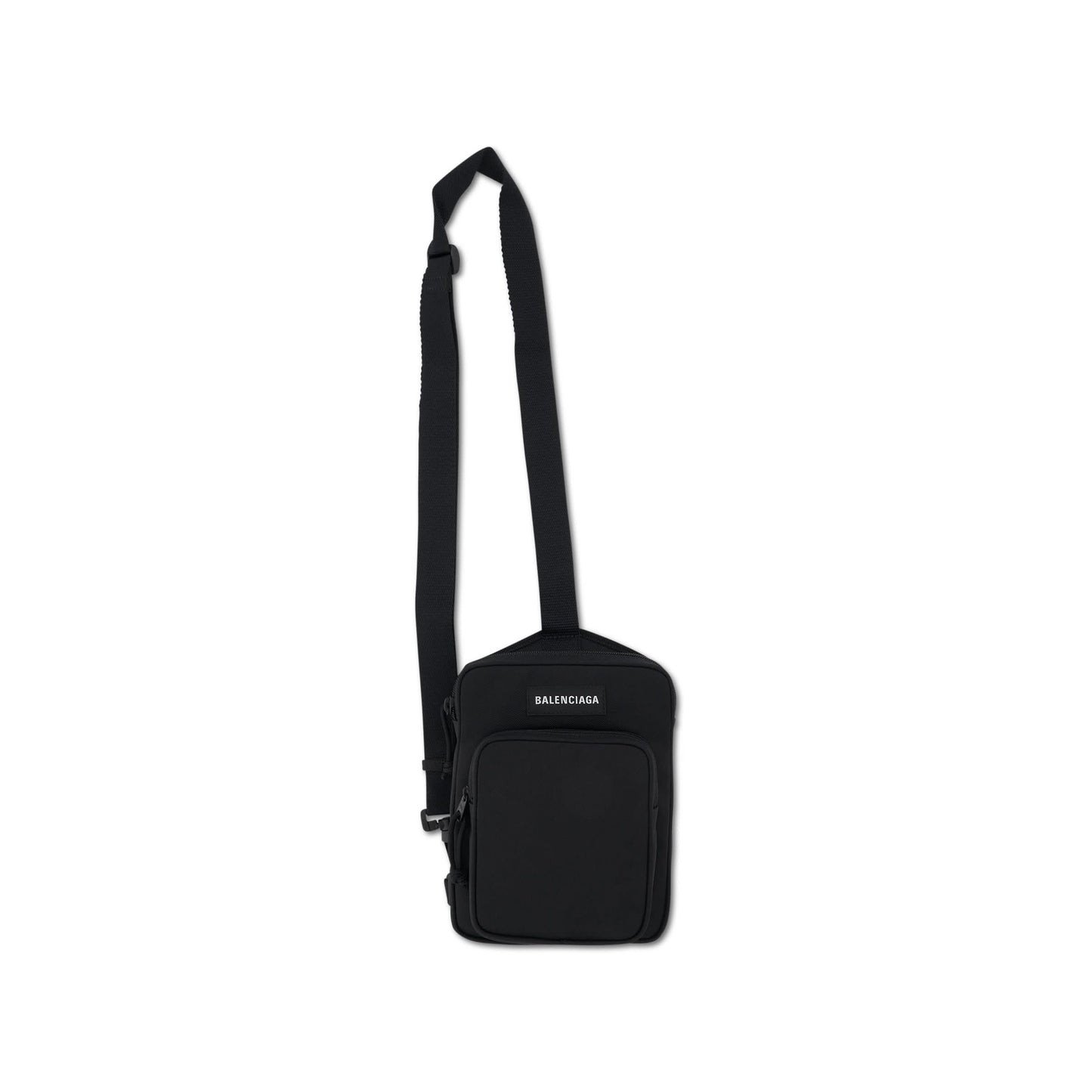 Explorer Crossbody Messenger Nylom Bag in Black