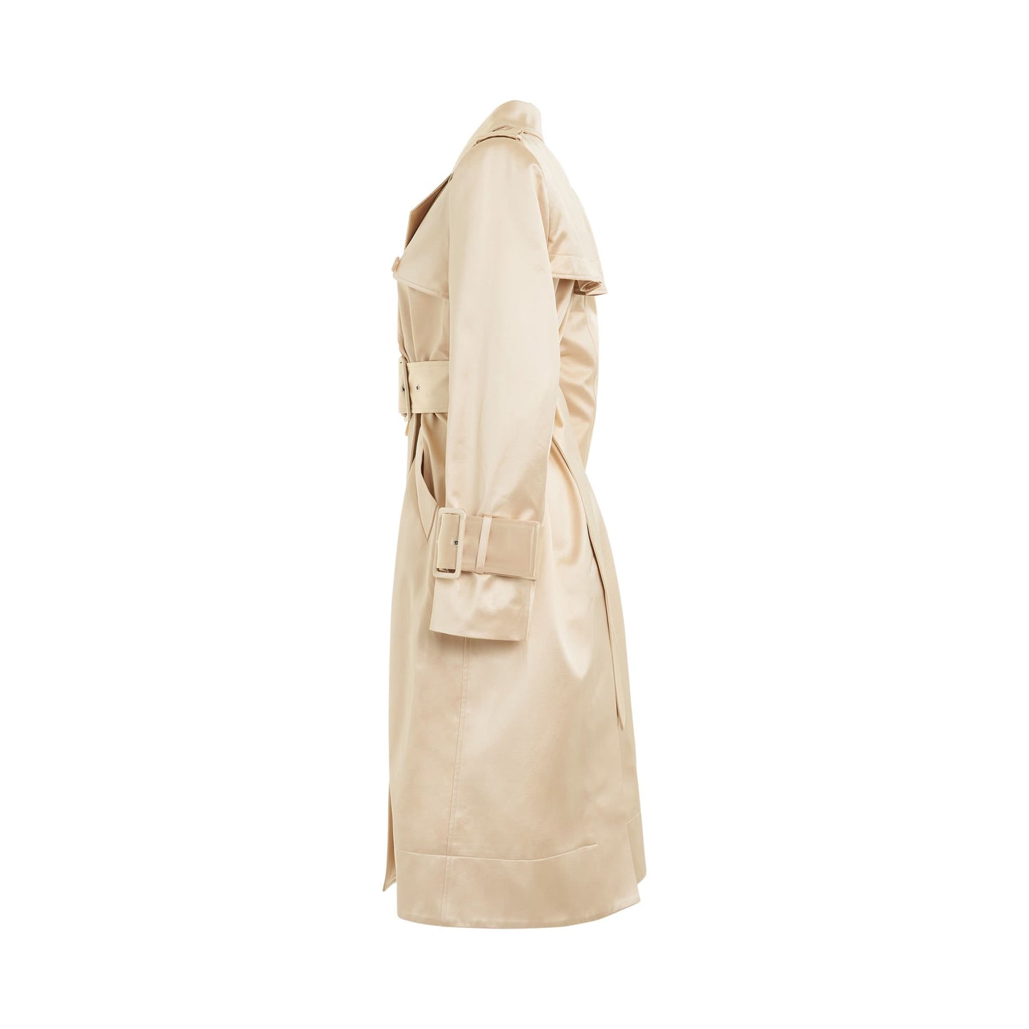 Jaden Trench Coat in Ecru